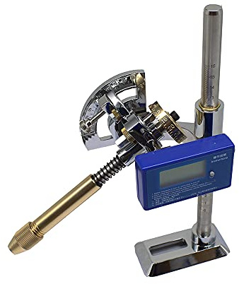 Hochpräzise Winkel Digitalanzeige Edelstein Schleifmaschine, Manipulator Edelstein Facettiermaschine Griff (Standard Version, 96 Index Getriebe)