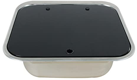 TCOYDS Spüle einbauspüle spüle klein einbauwaschbecken ausgussbecken mit Armatur Single Bowl Kitchen Sinks Zusammenklappbares, umkehrbares kleines Waschbecken mit Wasserhahn und Abfluss