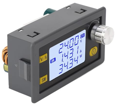 Convertidor de Elevador Reductor de CC a CC Buck Boost DC6.0-30V 0-5.0A 80W Regulador de Voltaje Variable Ajustable Fuente de Alimentación de Laboratorio Protección