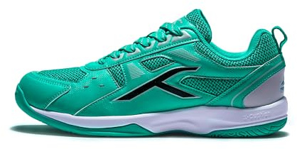 HUNDRED Raze - Zapatos de bádminton (sin marcas), también perfectos para squash, tenis de mesa, voleibol, baloncesto y deportes de interior, ligeros y duraderos, cojín en X, suela de agarre activo,