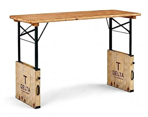 Generisch Premium Biertisch-Erhöhung aus Echtholz, Set für 1 Tisch | Stehtisch-Aufsatz für Biertische, Extrem Stabil, Wetterfest, Optional mit Wunsch-Gravur