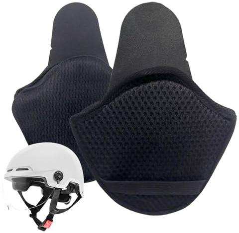 Scaldaorecchie per casco da moto, protezioni per le orecchie invernali staccabili | 1 paio di cuscinetti per le orecchie, antivento per ridurre il rumore del e proteggere le orecchie, Attributo