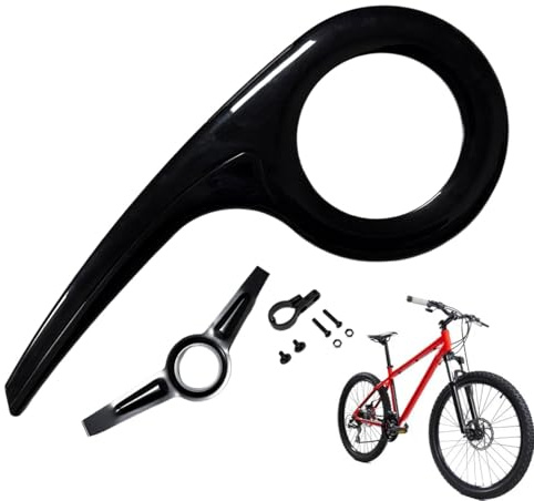 Copertura leggera per corona – Protezione portatile per guarnitura della catena, protezione per la guarnitura portatile, protezione per la catena della bicicletta, copertura protettiva per catena