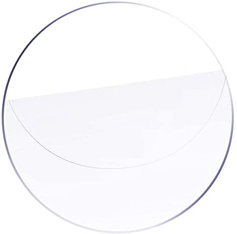 DOITOOL Transparente Acrylglas Platte Rund Kristallklar Diy Bastelrohling Für Malerei Handwerk Kunstprojekte Mit Glatten Kanten Sicher Für Kreative Rundscheibe