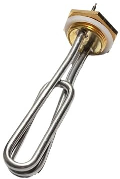 110V 220V DN32 Copper Thread Immersion Water Heating Element 1KW 1.5KW 2KW 2.5KW Solar Folded Heater Boiler For RV(220V 1KW 160mmL)