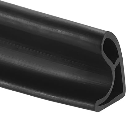 QUARKZMAN Barriera per Doccia Pieghievole, 170CM TPE Paraspruzzi Sistemi Ritenzione dell'Acqua per Vasca da Bagno Lavandino Lavatrice Separazione Bagnato E Asciutto, 3 x 4.5CM(L x A), Nero