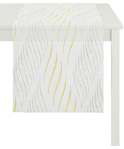 Apelt Poesia 48X140 Fb.50 Läufer, Polyester, Gelb, 48 x 140 x 0.5 cm, 1 Einheiten