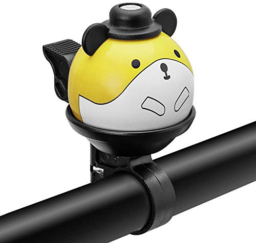 Kinder Fahrradklingel: Einstellbare Panda-Cartoon Glocke mit Lautem Ton - Für Mädchen, Jungen & Erwachsene