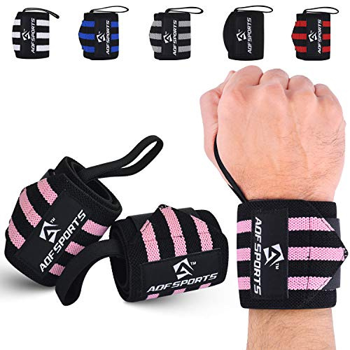 AQF Handgelenk Bandagen 18, IPL & USPA für Kraftsport (Paar)