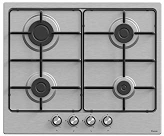 Ferre EL001-60cm Built-in Gas Hob - 4 Burners - Stainless Steel Body-