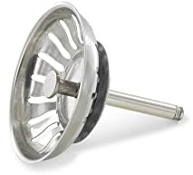 DL-pro Panier à tamis 79 mm avec tige de levage 8 x 61 mm 18 fentes compatible avec Blanco 119146 pour bonde d'évier