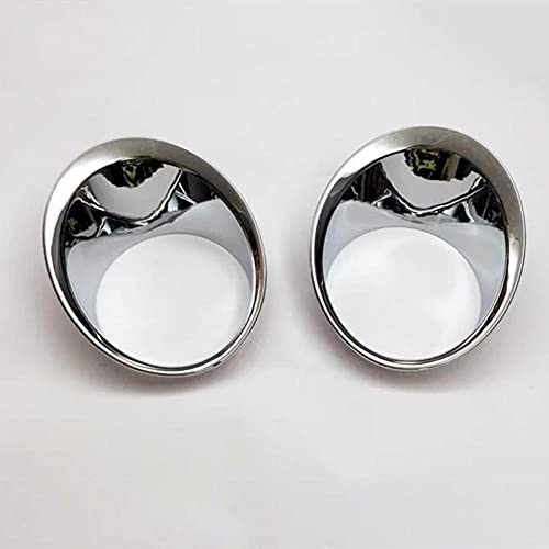 KDABJD Car Fog lamp Cover,2 pcs Paste Silver not fadeCar Fog lamp Cover,Car Exterior,for Toyota Land Cruiser LC150 2014-2017