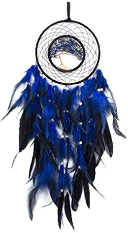 Bexdug Evil Eye Dream Catchers, Blue Dreamcatcher Für Schlafzimmer Home Decor Hängende Ornament, Evil Eye Wandkunst Traumfänger Wand Boho-, Evil Eye Dream Catchers Glücksgeschenke Für Die Familie