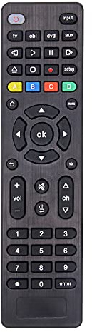 Universal Remote Control for All TVs, Blu-ray/DVD Players, Streaming Media Players, Sound Bars, Cable receivers and All Audio/Video Devices - Simple Setup