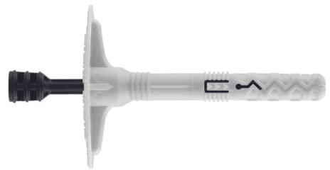 INDEX A PERFECT FIXING - AISC10140 [AIS-C] Tassello con chiodo in poliammide per fissaggio di pannelli isolanti e riabilitazione di facciate (SATE), omologato, Ø10 x 140 mm, 200 unità