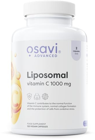 Osavi Liposomal Vitamin C – 120 Vegan Capsules | Liposomal Vitamin C (Liposovit®–C) for Enhanced Absorption | Supports Immune Function, Collagen Formation, and Energy Metabolism