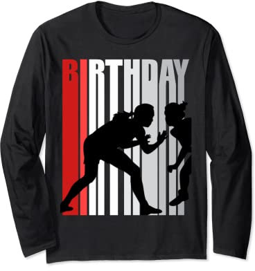 Kinder-Gürtel, Retro, für Geburtstag, Sport, Rot Langarmshirt