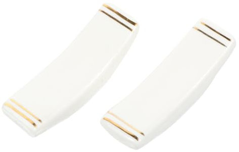 TOPBATHY 6 STK Besteckständer chinesischer essstäbchenständer Halter Geschirr Rest Korb werkzeugträger messerbänkchen hochzeitsdeko Essstäbchen ruhen Essstäbchenablage aus Keramik Weiß