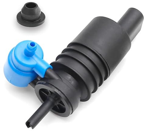 VZU Waschwasserpumpe, ABS Scheibenreinigungspumpe Kompatibel mit für Golf 4, Golf 5, Golf 6, Golf 7, A6, Q3, Q7, Passat B-KLASSE 1K6955651 1J6955651 1T0955651A, Wischwasserpumpe für Scheibenreinigung