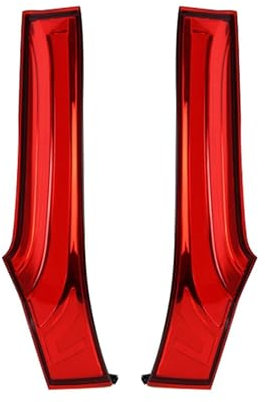 Boîtier Feu Arrièr 1 Ensemble pour Fit pour Jazz 2014 2015 2016 2017 2018 Accessoires Automobiles LED Colonne Feu Arrière Feu Antibrouillard Arrière Feu Stop Feux Frein Arrière(Model A Red Cover)