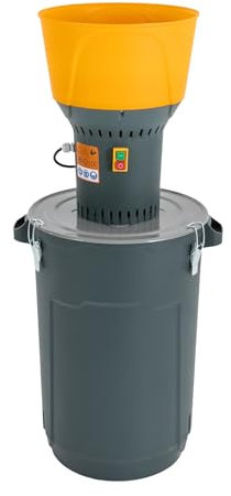 Moulin électrique 1300 W - 60 l - Moulin à céréales électrique - Moulin à céréales avec 5 tamis de broyage - Moulin électrique avec seau de 13 l - Pour herbes, épices, noix, céréales