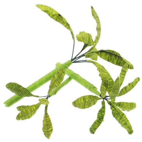 Milisten 3pcs Miniature Banana Tree Model Set Artificial Mini Banana Trees for Dioramas 5cm 7cm 9cm Sizes Realistic Simulation for Train Models and Micro Landscapes