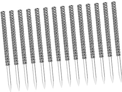 LIFKOME 12 Pièces Bâtonnets Décoratifs Acrylique pour Bonbons et Fruits Sticks Alimentaires Sécurisés pour Desserts et Sucettes Accessoire de Fête et Portable pour Anniversaires et