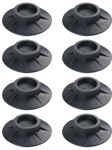 8pcs Washer Grip Not Damper Stability Protectors Guards Dampen Vibrations & Protect Damper for Washing Machine