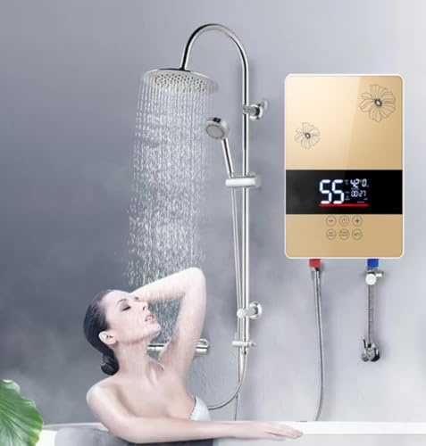 Hot Water Heater Instant Tankless Water Heater Thermostat Induction Heater Smart Touch Electric Heaters Shower Automatica (G)