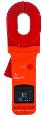 Pinza amperometrica for resistenza di messa a terra 500Ω/1200Ω/1500Ω Tester corrente dispersione tensione CA Tecnologia USB,Accurato(3020 Standard)