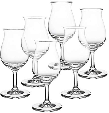 Whiskyglas 6er-Set Tasting Verkostunglas Transparent 140 ml Kristallglas