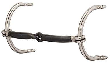 Weaver Leather Gag Bit, Smooth Sweet Iron Snaffle Mouth