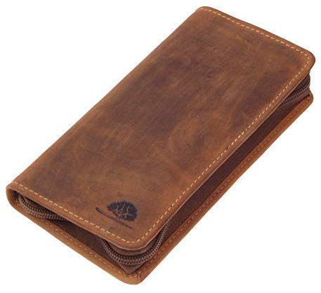 Greenburry Federmäppchen Braun 9x18x3cm