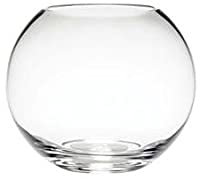 Floralcraft® 12.5cm Clear Glass Fish Bowl Round Centerpiece Display Vase Terrarium, Sphere Bubble Ball Flower Vase for Home Office Hotel Wedding Decoration