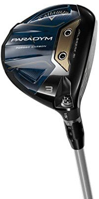 Callaway Männer Fairway Woods Paradym 2023 Schwarz Rechts 43.55 Zoll Leicht