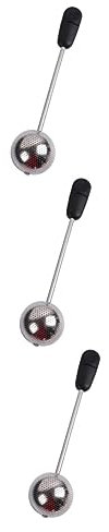 HOMSFOU Pcs Tea Infuser Strainer for Loose Tea Stainless Steel Mug Mesh Diffuser