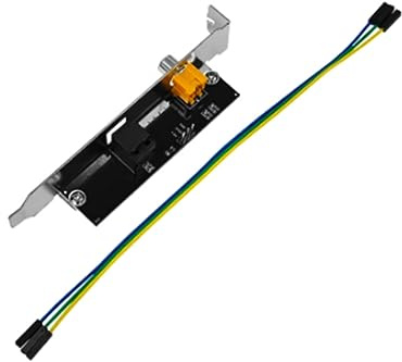 COSINE Set mit optischen Koaxialplatine, 24 Bit, 192 kHz, SPDIF Out für Universal-Computer-Motherboard 5.1, Digitales Soundkarten-Set, AC3