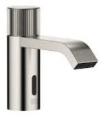 Dornbracht IMO Waschtischarmatur, elektr. Öffnungs-/ Schließfunktion, ohne Ablaufgarnitur, Ausladung 130mm, 44511670-06, Farbe: Platin gebürstet