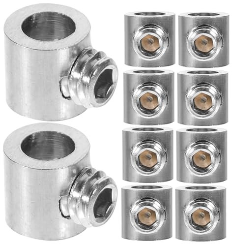 VILLFUL 10stücke Kabelklemmen Draht Seil Klemme Befestigung Für Zaun Geländer Deck Ersatz Verschluss Aus Langlebigen Materialien