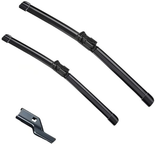 YHNQFB Scheibenwischer Vorne für VW Golf 5 6 2005–2012, Leiser Ersatzwischblätter Wischer Klingen Wischerblätter Wischerblatt Hinten Heckwischer Wischblattersatz ZubehöR