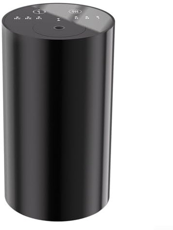 Zoegneer Auto Aromatherapie Diffusor Tragbarer Diffusor Ätherisches Öl Diffusor Ätherisches Öl Diffusor Ohne Wasser Kompakte Aromatherapie Maschine (Schwarz)