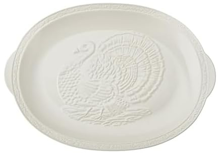 Mikasa Italian Countryside Thanksgiving Turkey Large Serving Platter, 18 Inch