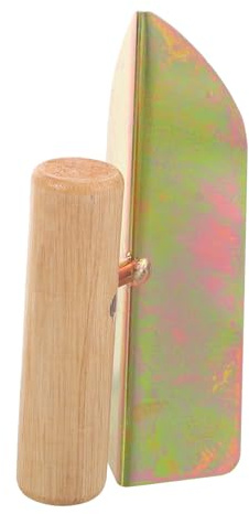 BAZEITFLOW Llana De Acabado De Mango De Herramienta De Albañilería Para Aplicación y Alisado Mortero Esquinas y Bordes Para Construcción y Reformas