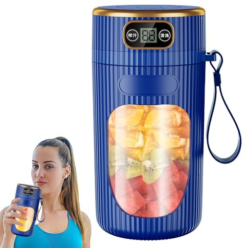 Batidora portátil, extractor de nómada | Botella mezcladora eléctrica compacta para batidos proteínas, preparación de comidas, senderismo, picnic, deporte, playa y cocina