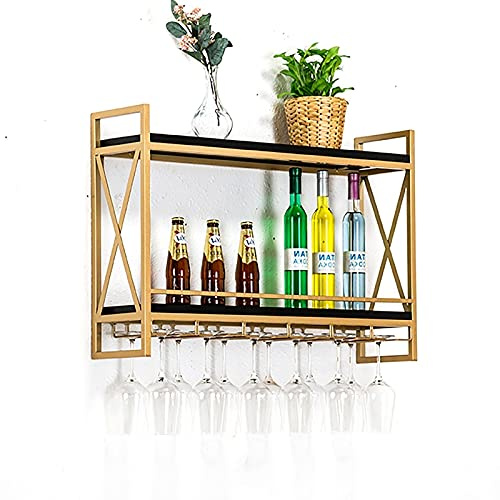 estantes para Almacenamiento en la Pared, botellero Colgante de Hierro Forjado, vinoteca de Pared, Estante Creativo portacopas de Vino decoración del hogar