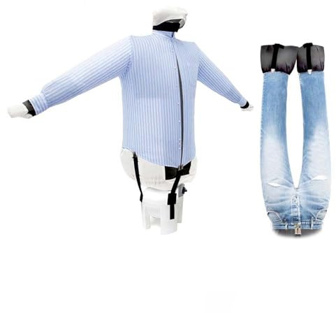 EOLO Stiracamicie Pantaloni SA04 INOX V5 StiraAsciuga Automatico Camicie Pantaloni Stiratrice Robot Ferro Stiro Verticale Professionale Stirapanni 2 Programmi Made in Italy Garanzia 5 Anni A++