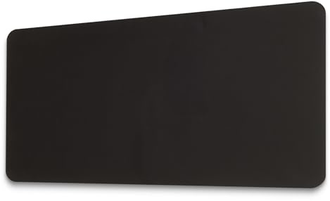 XXL Mauspad Schwarz 900 x 400 mm große Schreibtischunterlage rutschfest für hohe Präzision