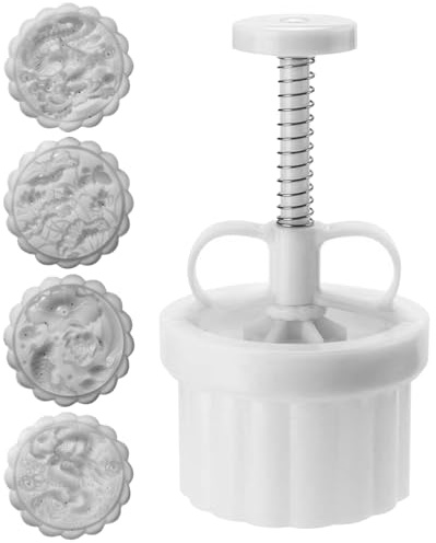 Molde de pastel de con 4 piezas grandes estampillas de 150 g de grosor de ajustable molde de pastel de prensa de galleta prensa de galletas para pasteles de para el regalo de.