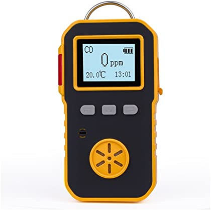 Detector de Gas, Detector de monóxido de Carbono portátil de la Industria, analizador de Gas, Monitor de medidor de CO, medición de 0-1000PPM, vibración de Sonido y luz