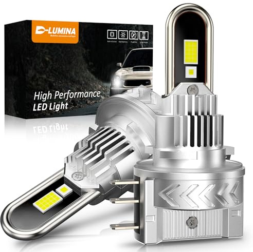 D-Lumina Lampadina H15 LED Canbus,110W 13000LM 6500K Anti-Errore Luce Abbagliante Bianca Super Luminosa e Luce di Marcia Diurna,Con Effetto di Raffreddamento Tramite Ventola